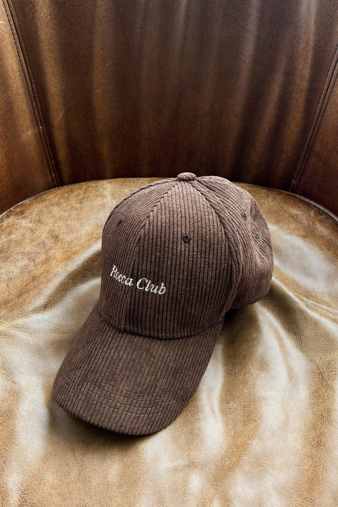 organic corduroy alex cap brown - Rocca Club