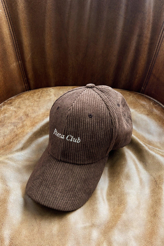 organic corduroy alex cap brown - Rocca Club