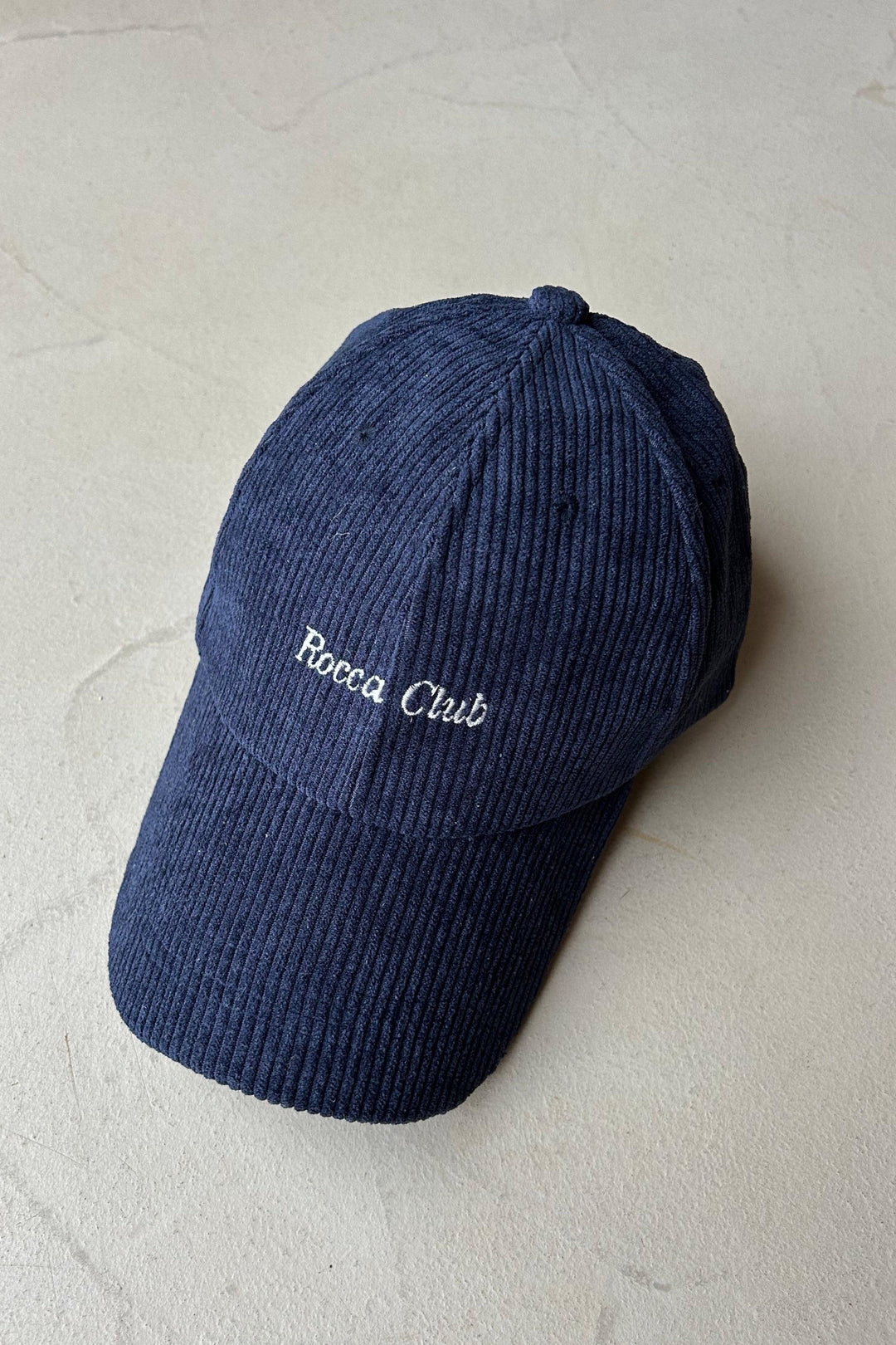 organic corduroy alex cap navy - Rocca Club