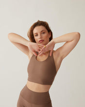 Load image into Gallery viewer, sustainable athleisure cleo top taupe - Rocca Club
